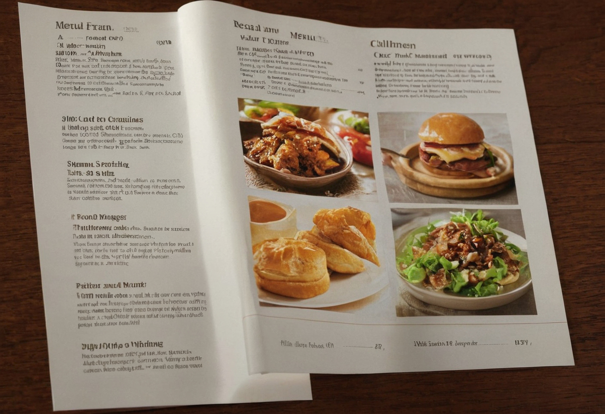 Practical visual for Menu format should fit the ordering moment, not follow a generic template