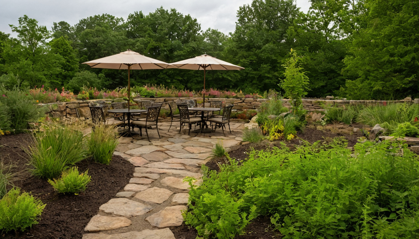 Landscape visual for Outdoor restaurant seating should begin with a site-specific exposure and operations schedule